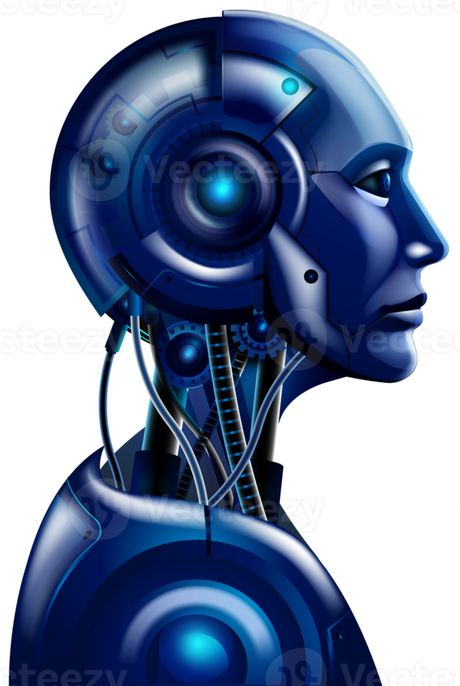 humanoid robot android heads png