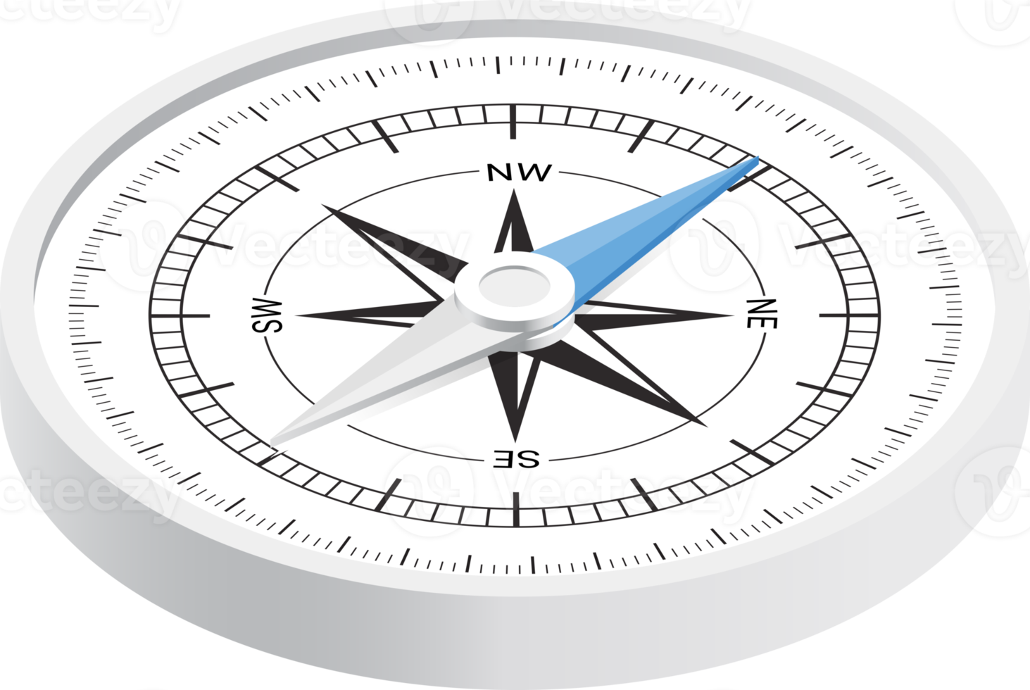 Kompass Symbol Farbe png