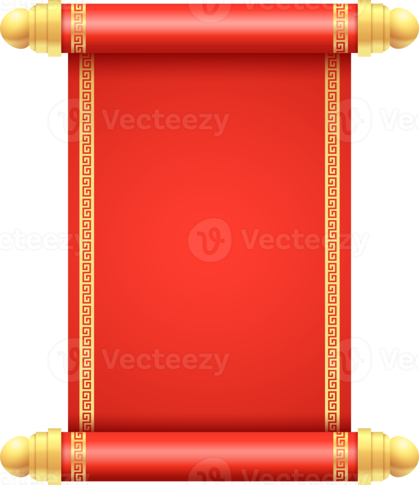 Chinese paper roll 19615980 PNG