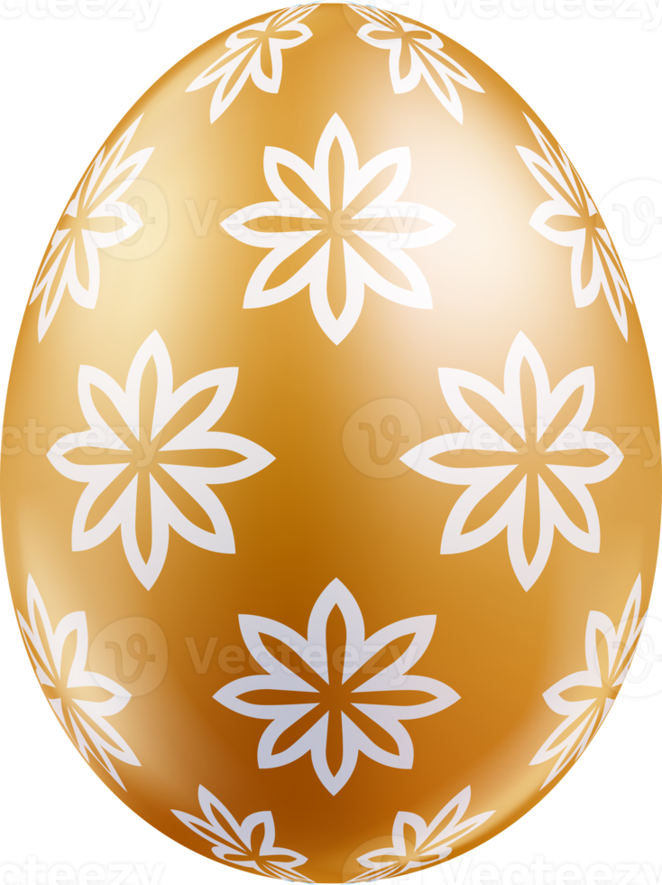 easter eggs gold color png