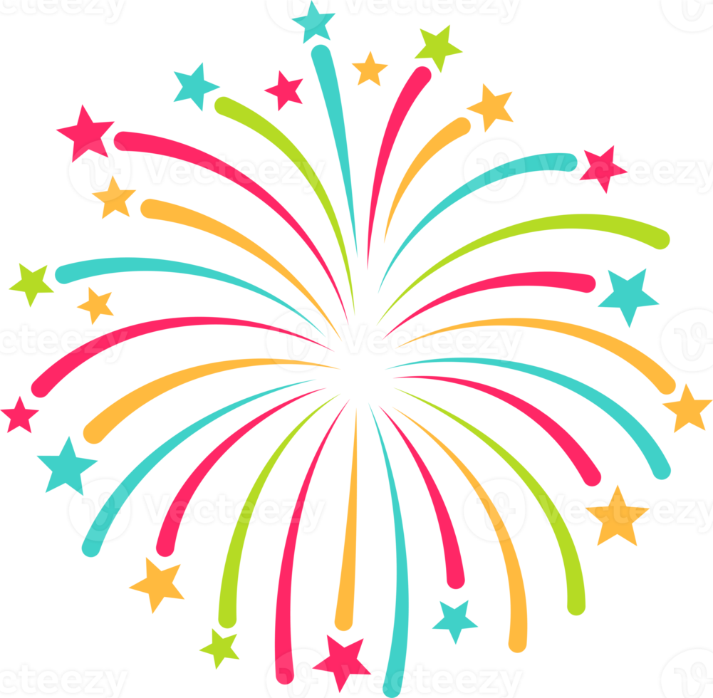 Fireworks illustration symbol png