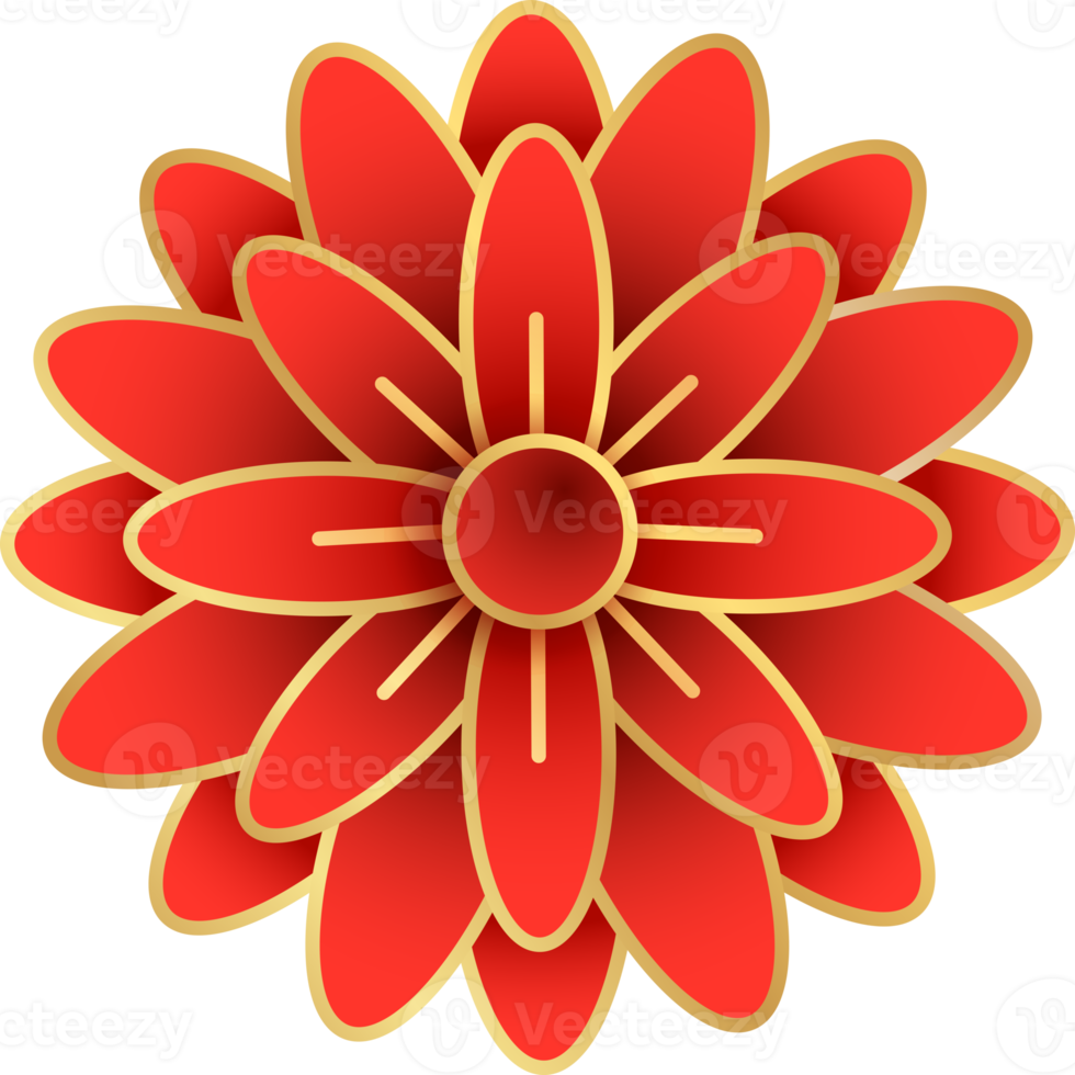 Chinese flower symbol png