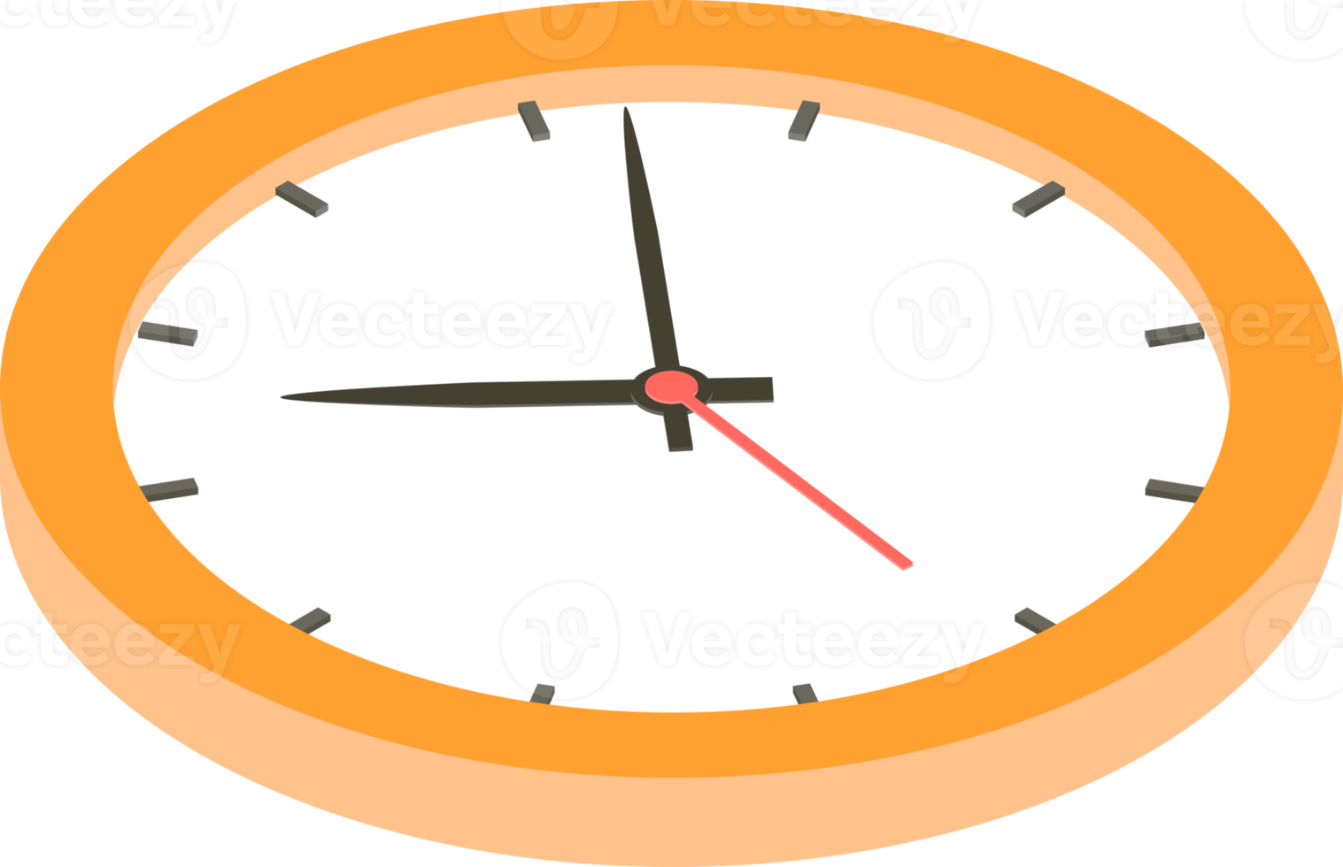 Clock symbol color png