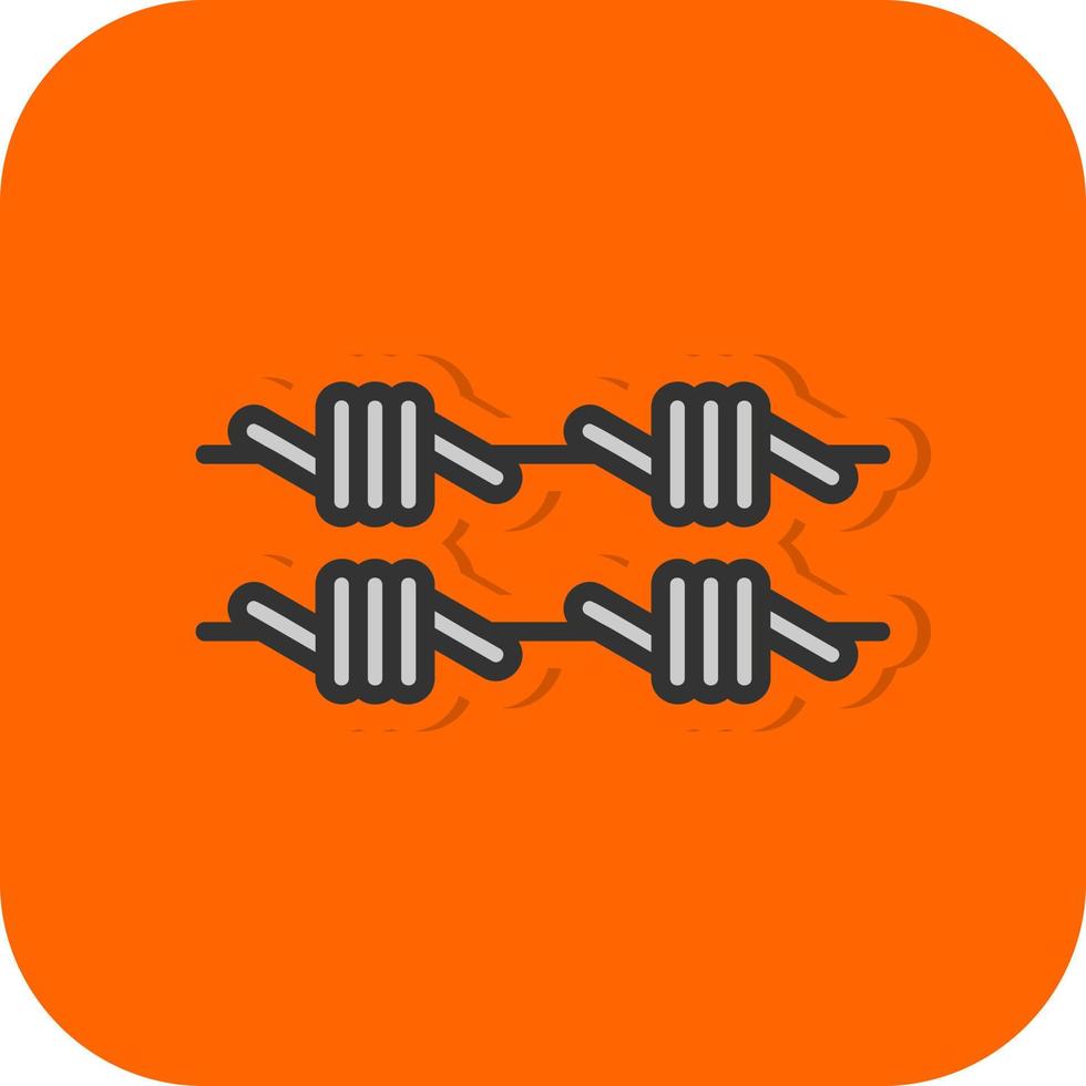 Barbed Wire Vector Icon