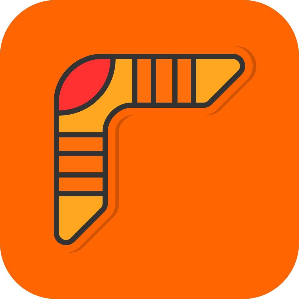 icono de vector de boomerang