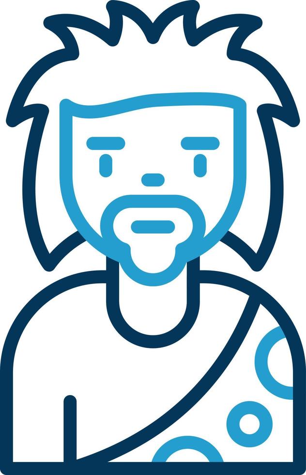 Stone Man Vector Icon