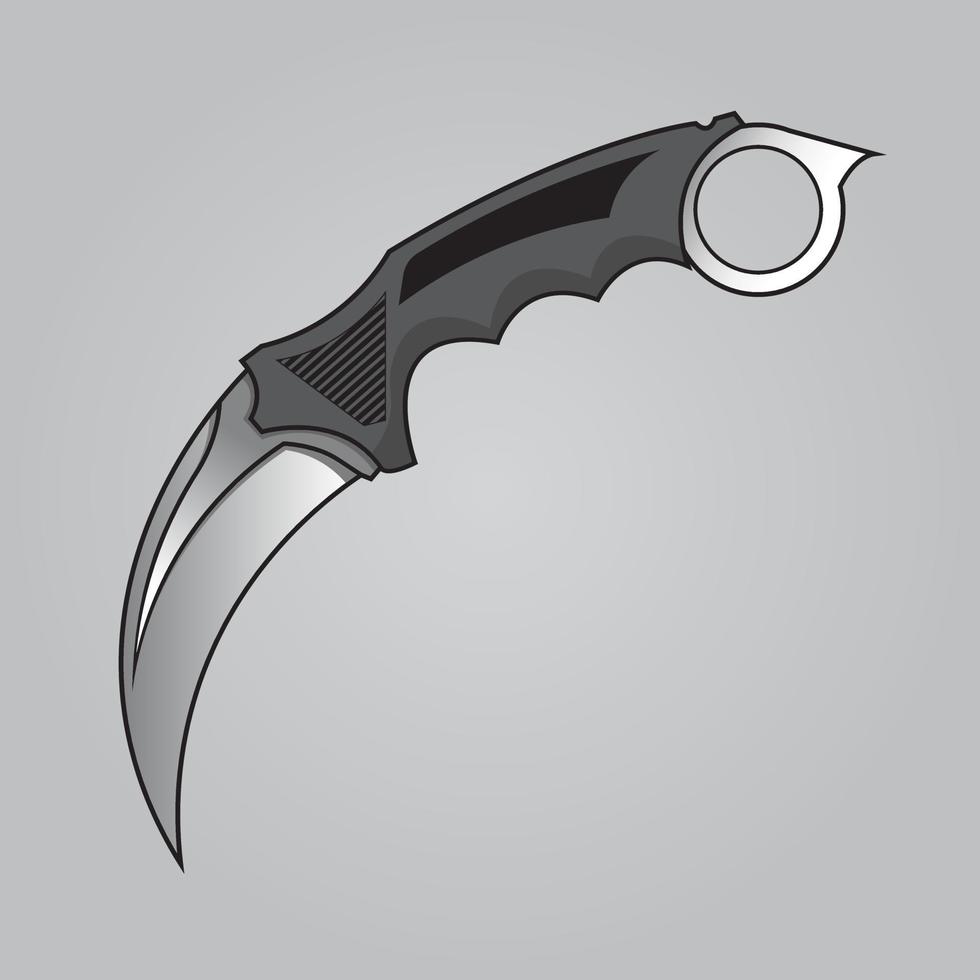 Kerambit Dagger vector, logo, illustration inspiration vector