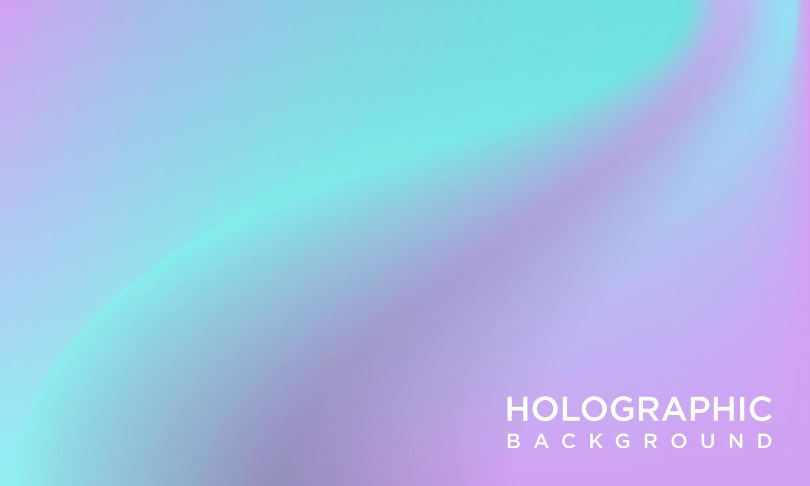 Colorful holographic gradient background design vector