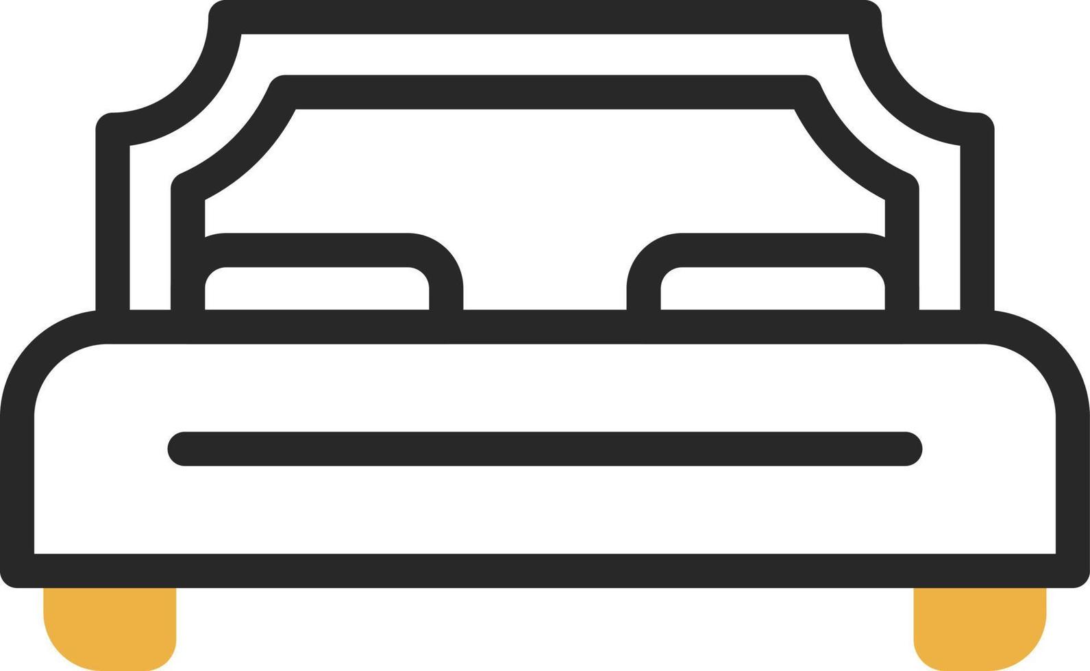 Double Bed Vector Icon