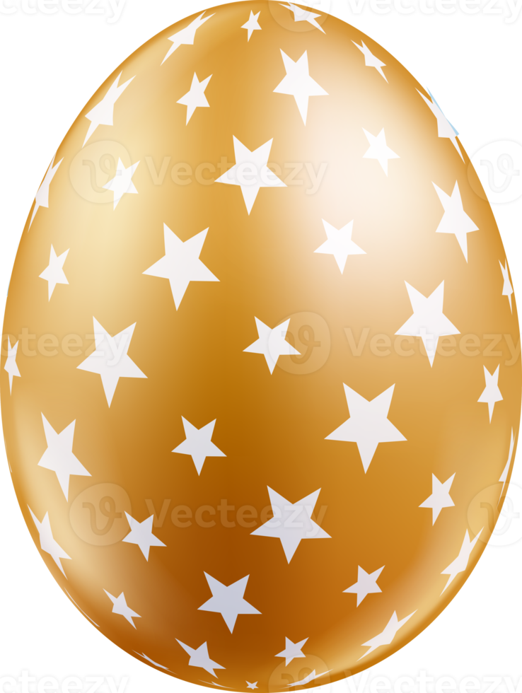 easter eggs gold color png