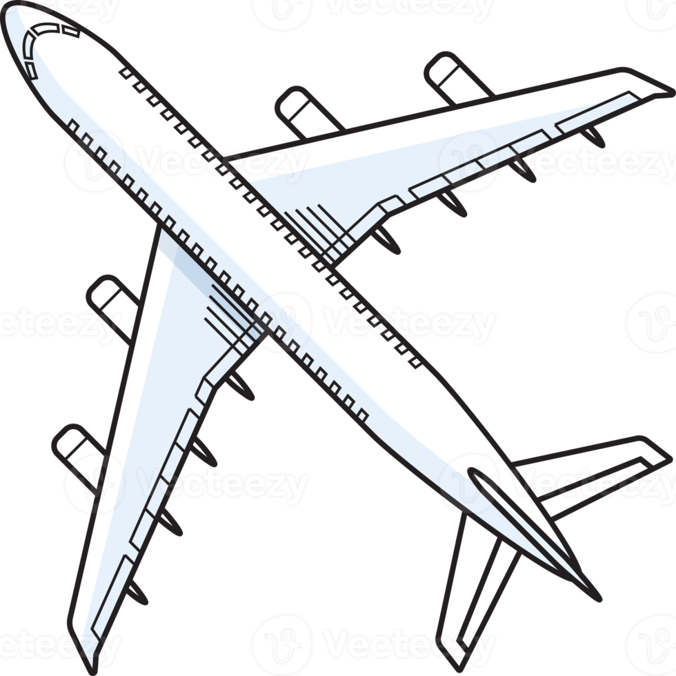 airplane travel drawing png