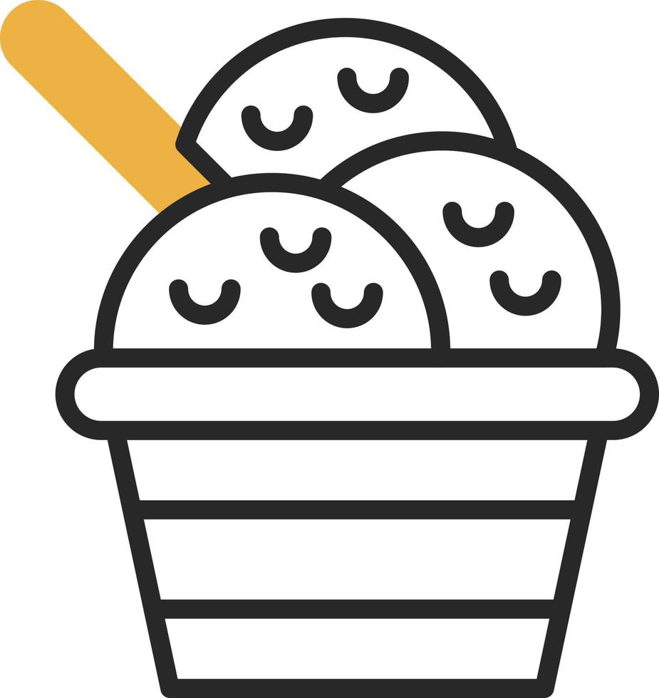 icono de vector de helado