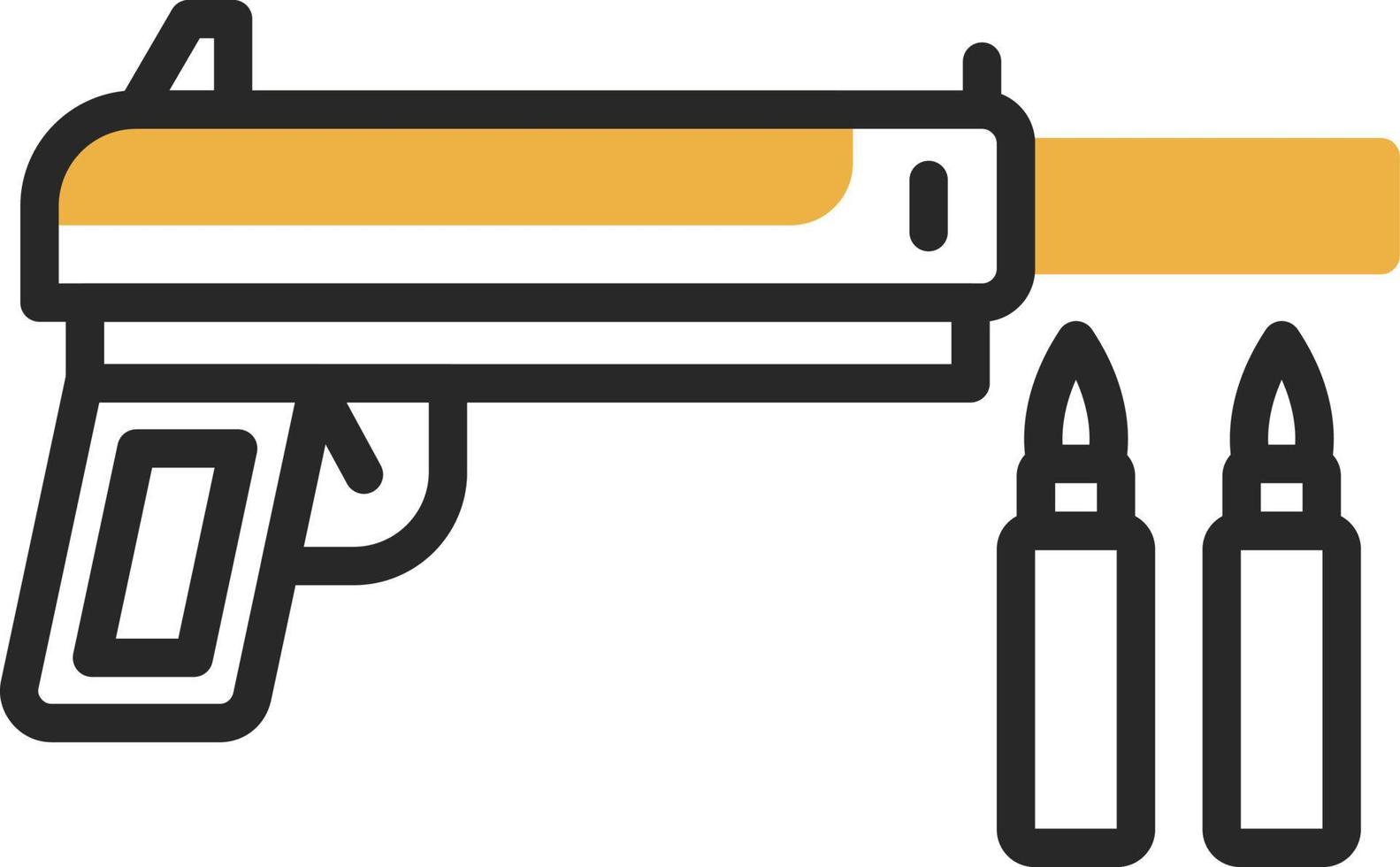 icono de vector de pistola