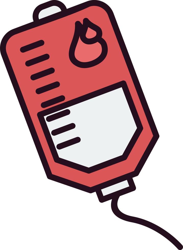 Blood bag Vector Icon