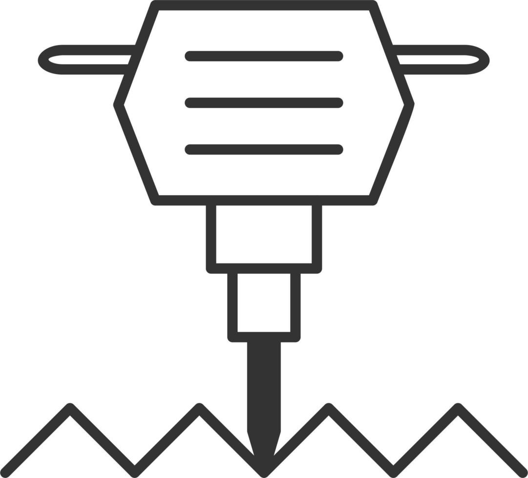 Jackhammer Vector Icon
