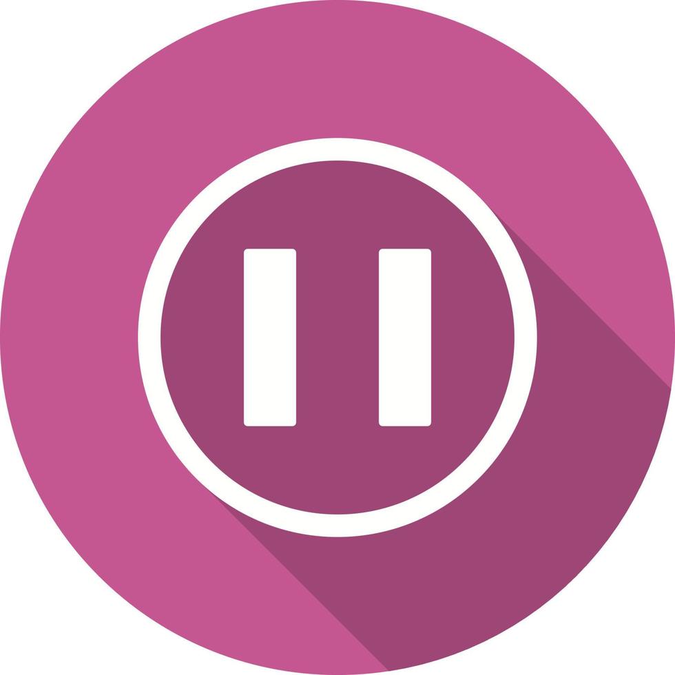 Pause button Vector Icon