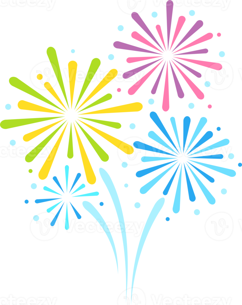 Feuerwerk-Illustrationssymbol png