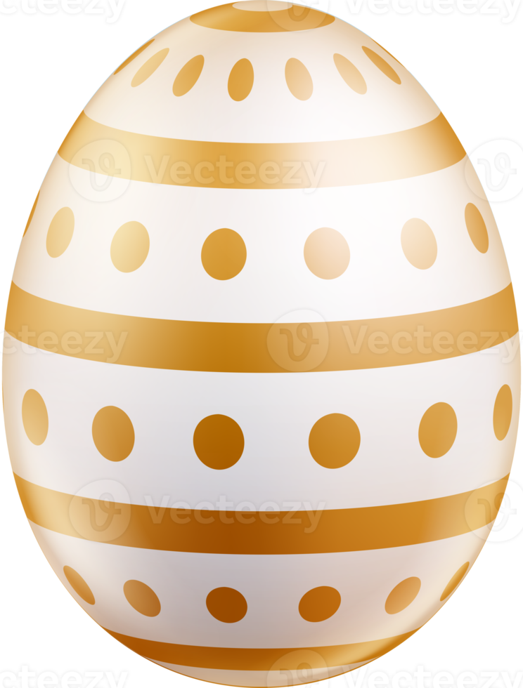 easter eggs gold color png