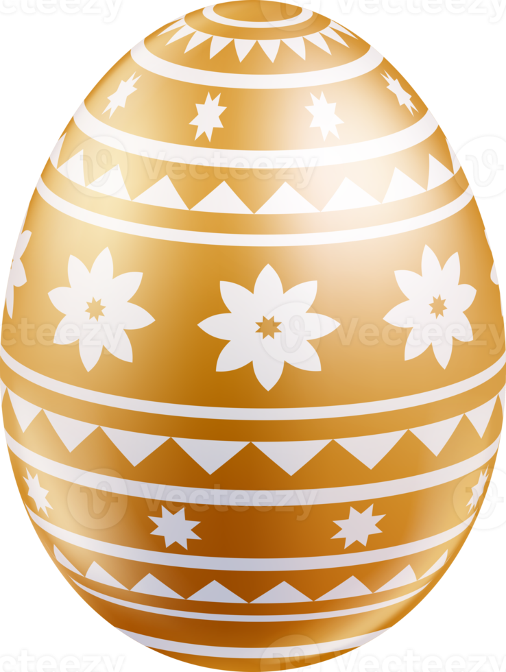 easter eggs gold color png