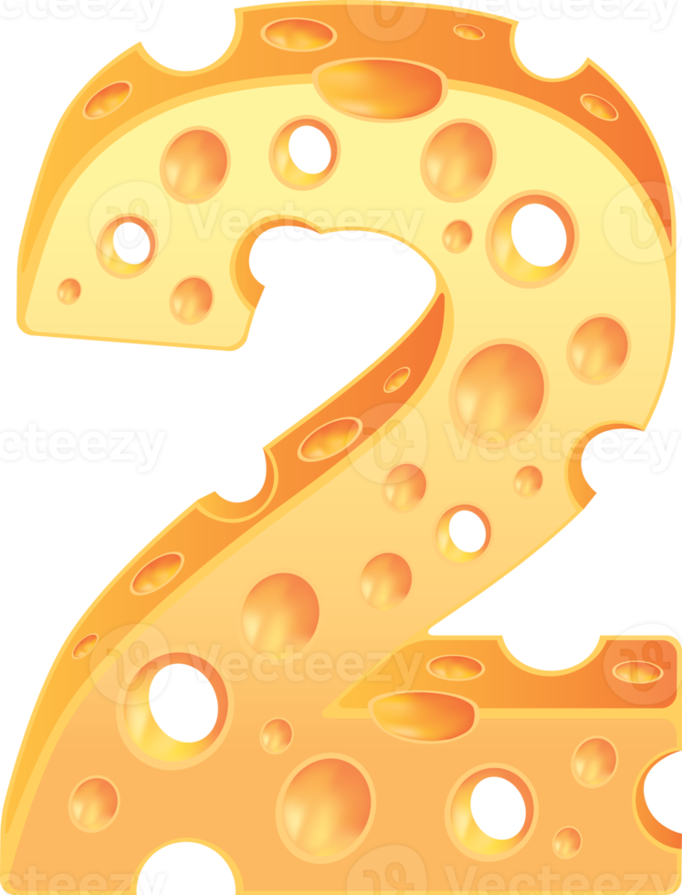 Cheese number symbol png