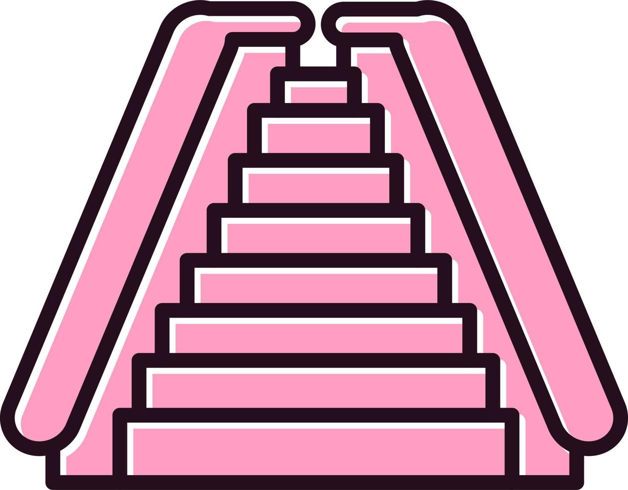 Escalator Vector Icon