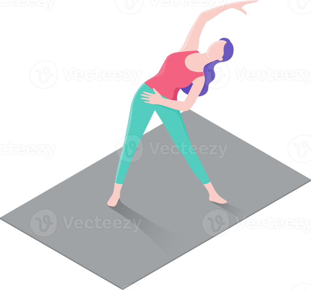 woman exercise fitness workout png