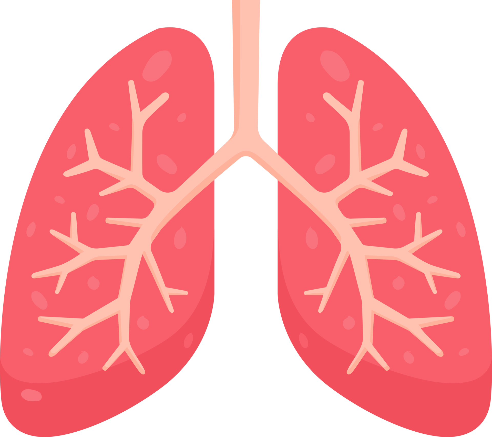 Lungs symbol color 19617151 PNG