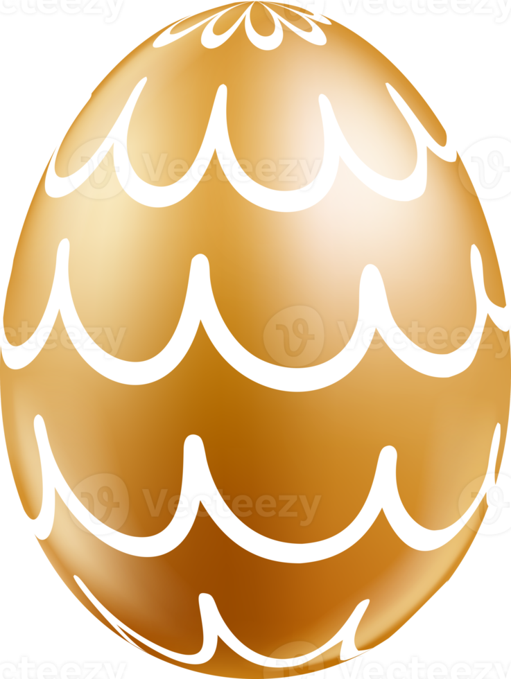 easter eggs gold color png