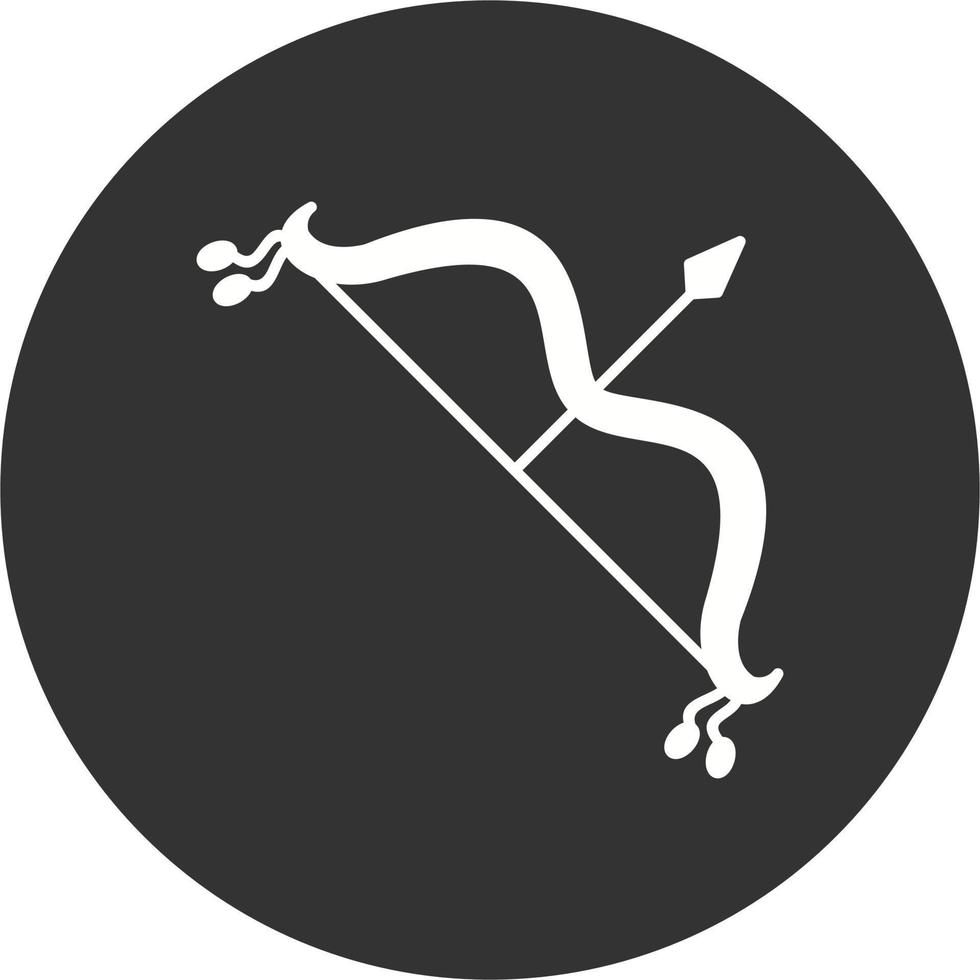 Arch and Bow Vector Icon