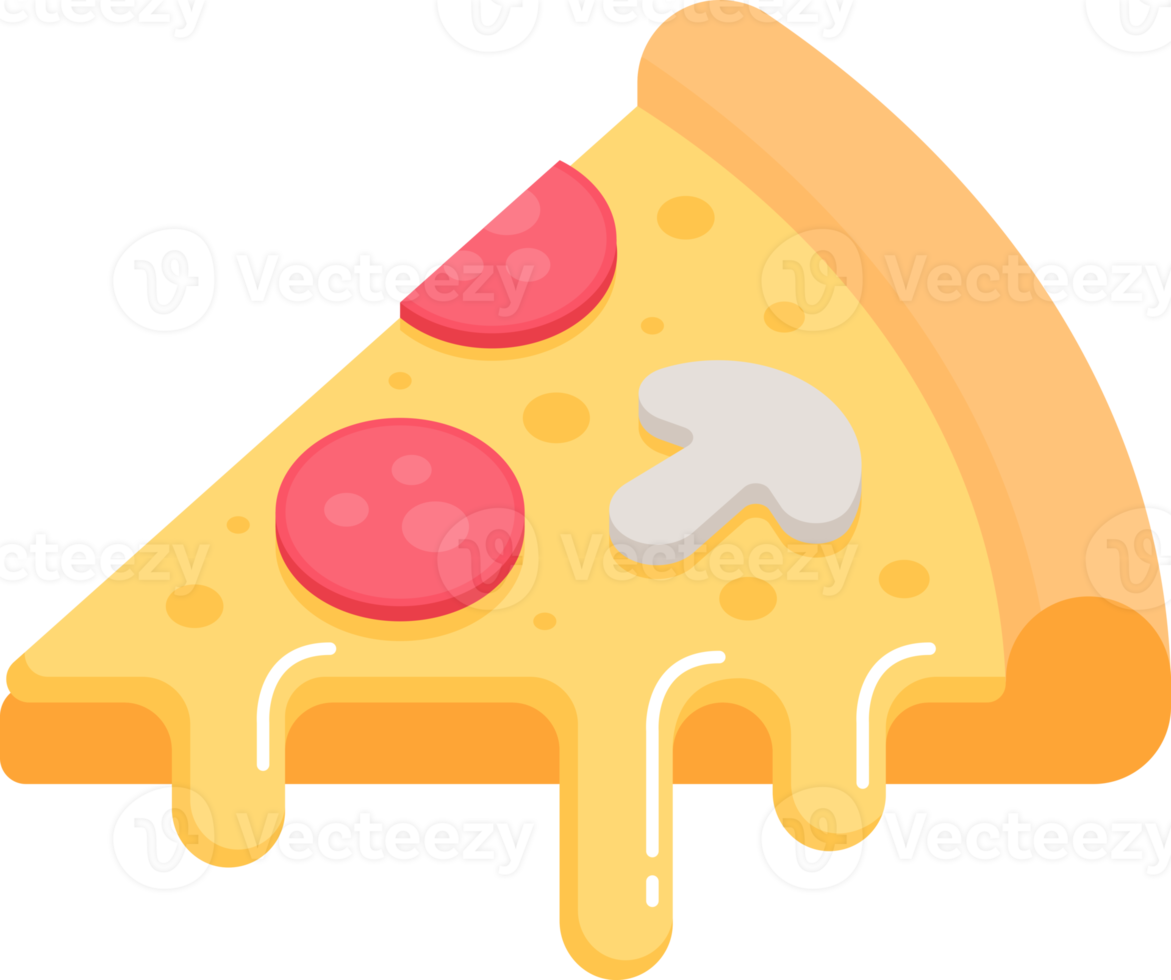 ícone de cor de pizza png