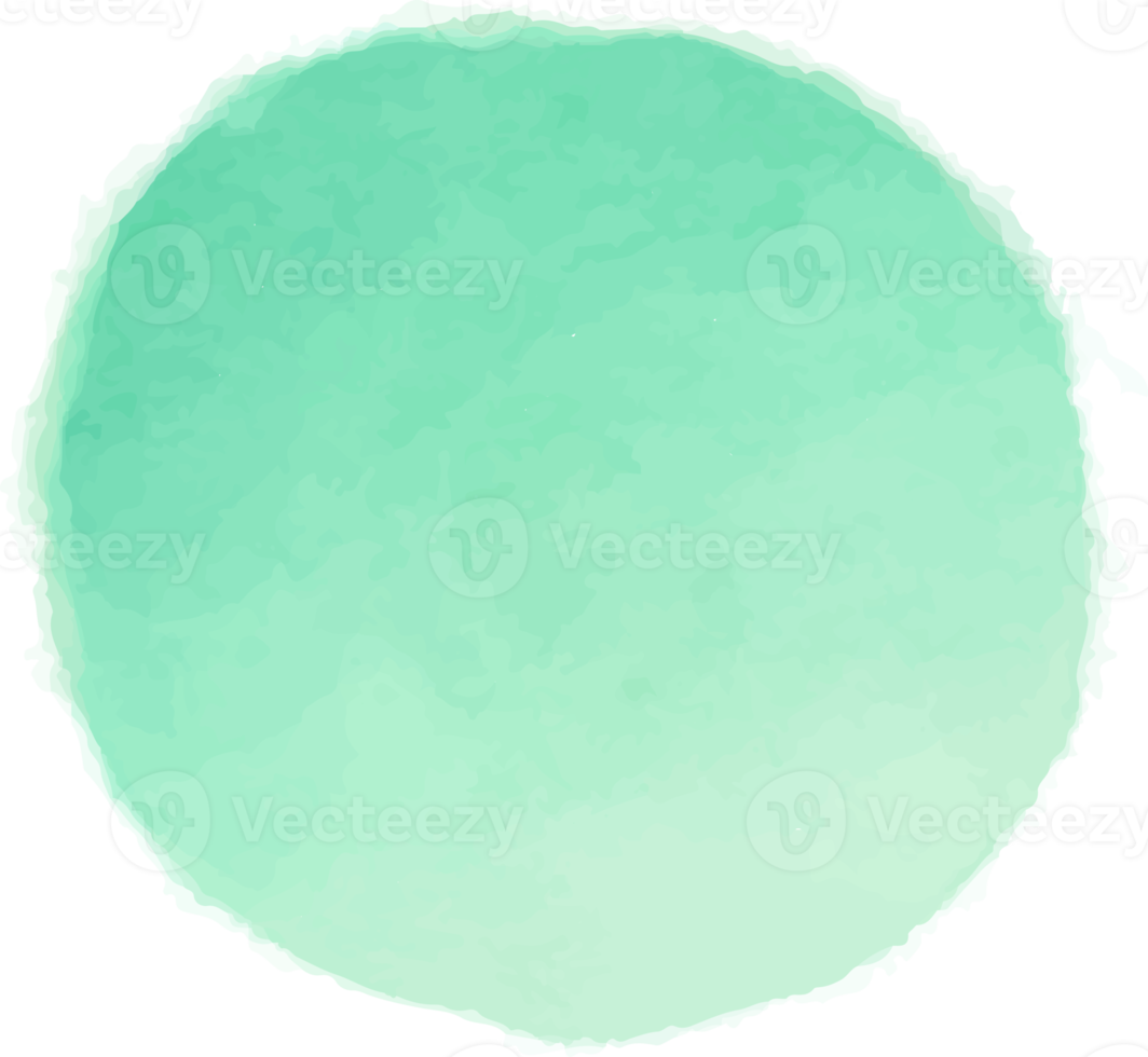 bannière de cercle de couleur de l'eau png