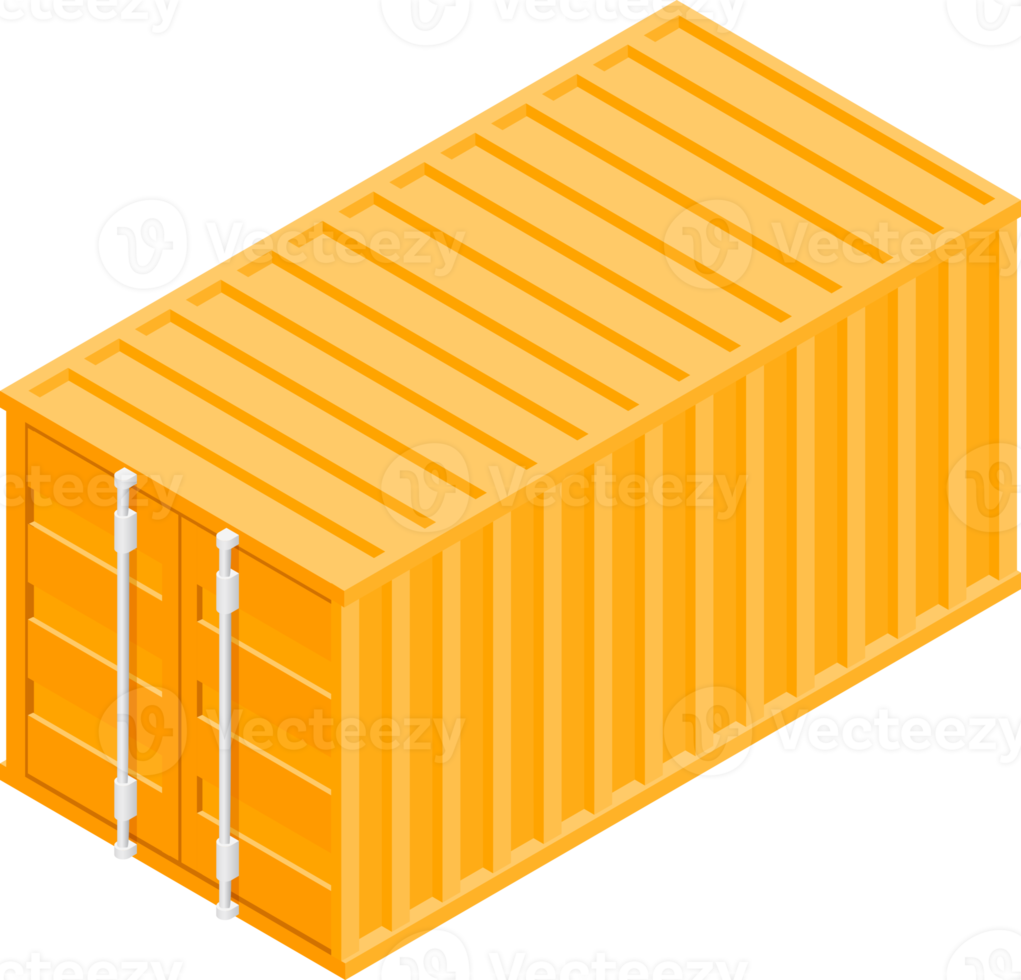 Container isometric symbol png