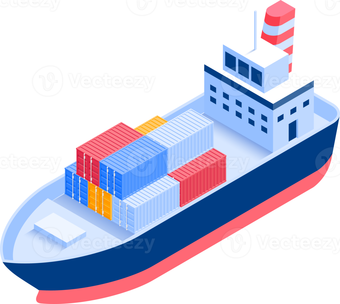 cargo ship illustration png