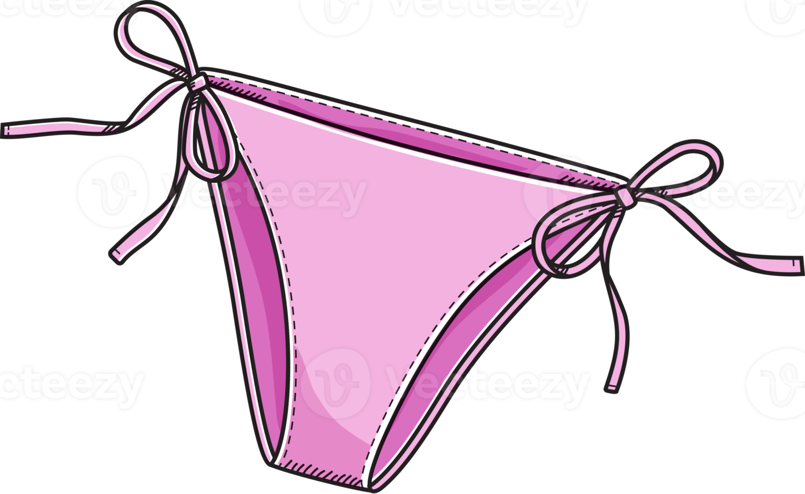 bikini symbol rosa Färg png