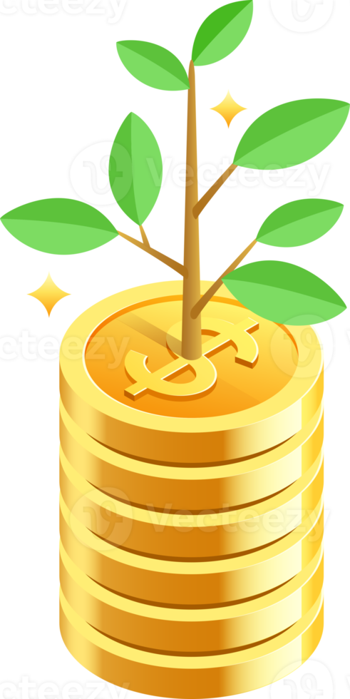 símbolo del árbol del dinero png