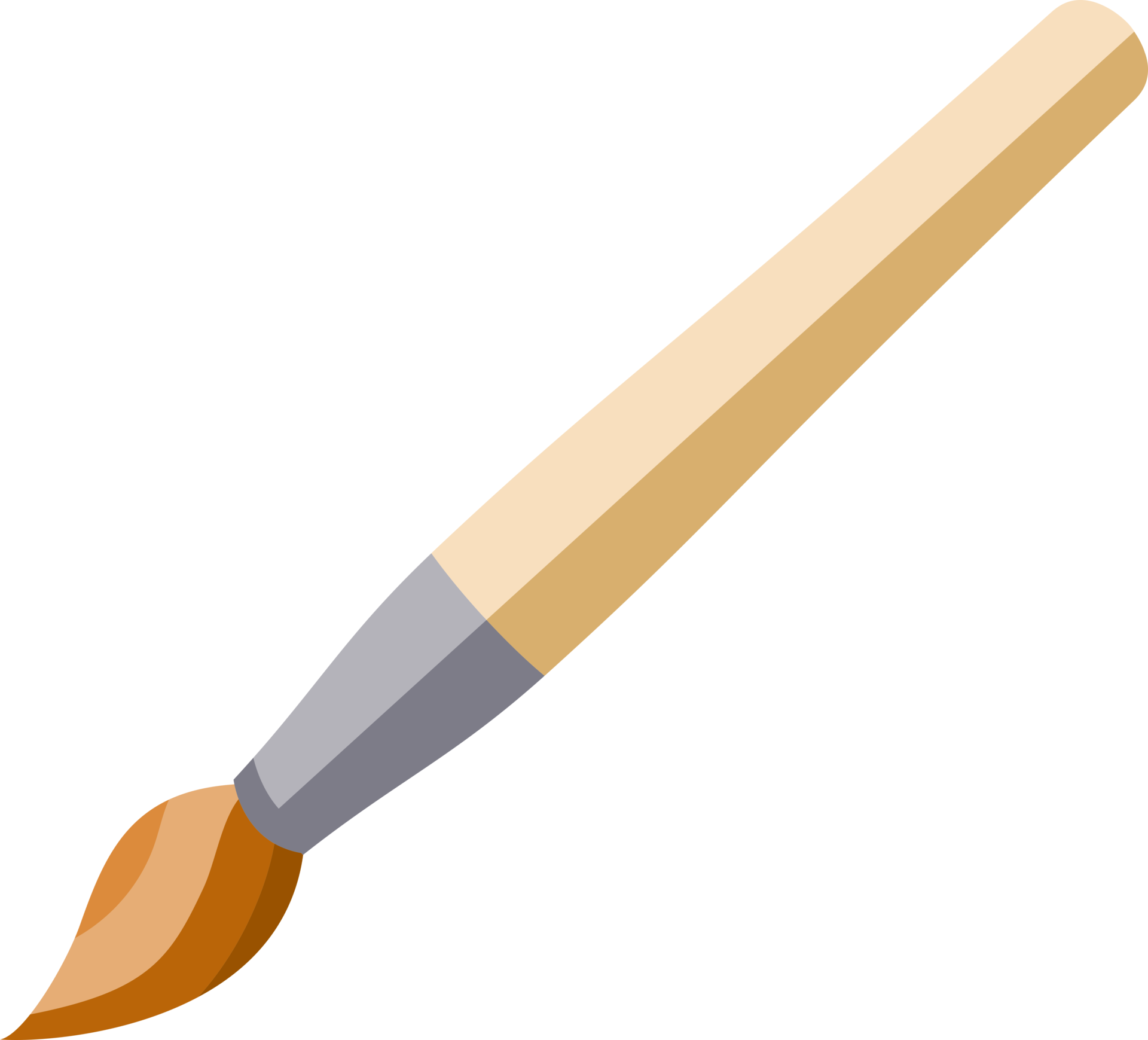 paintbrush flat color 19617873 PNG