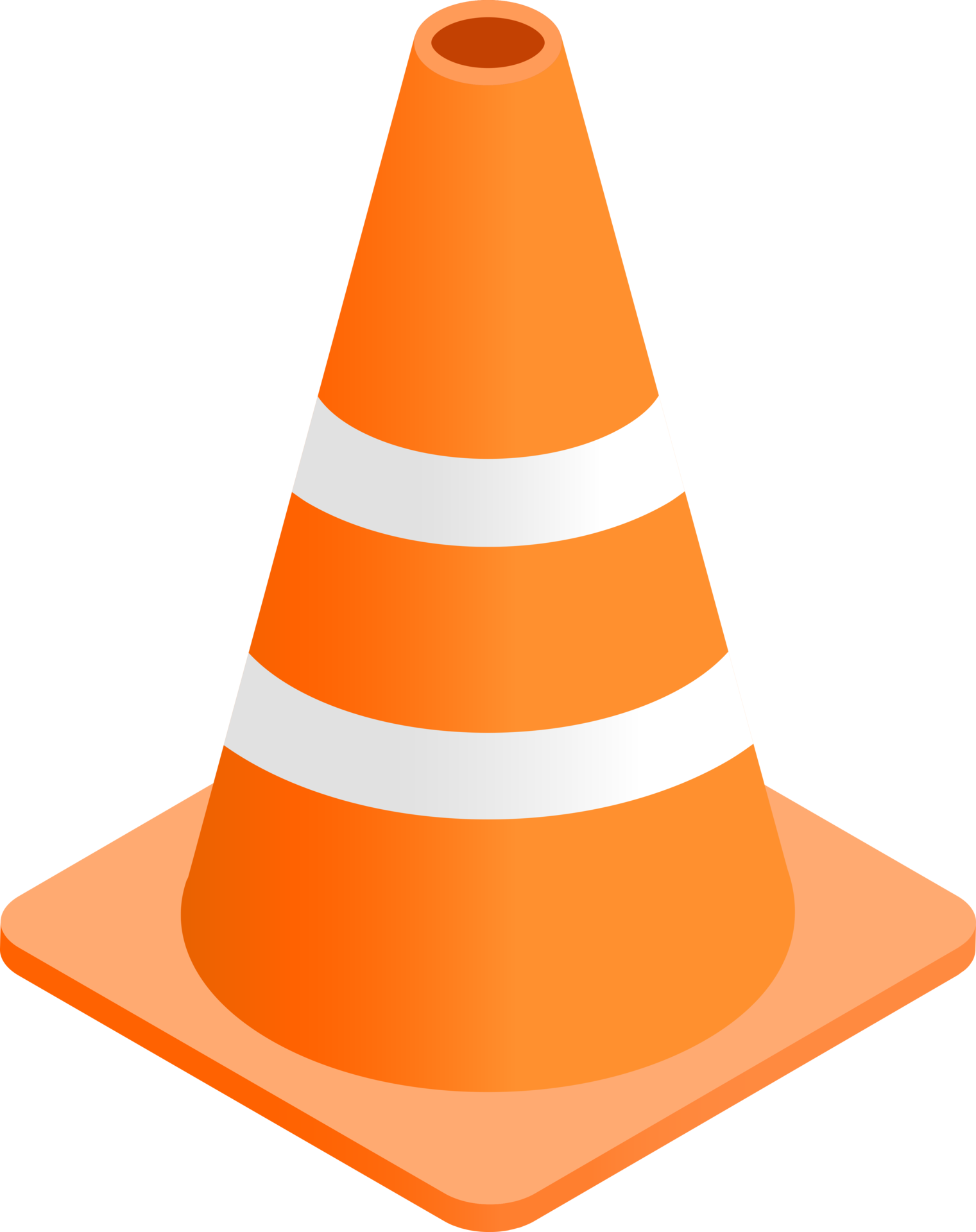 Traffic cone icon 19617908 PNG
