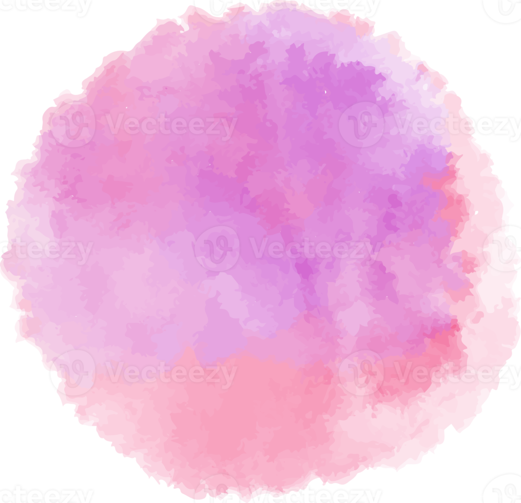 Water color circle banner png