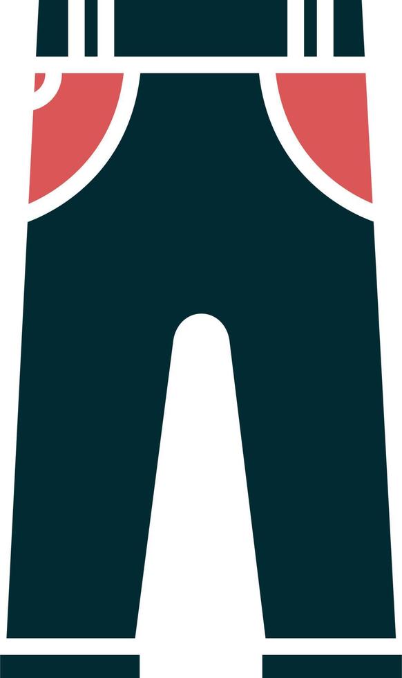 icono de vector de pantalones