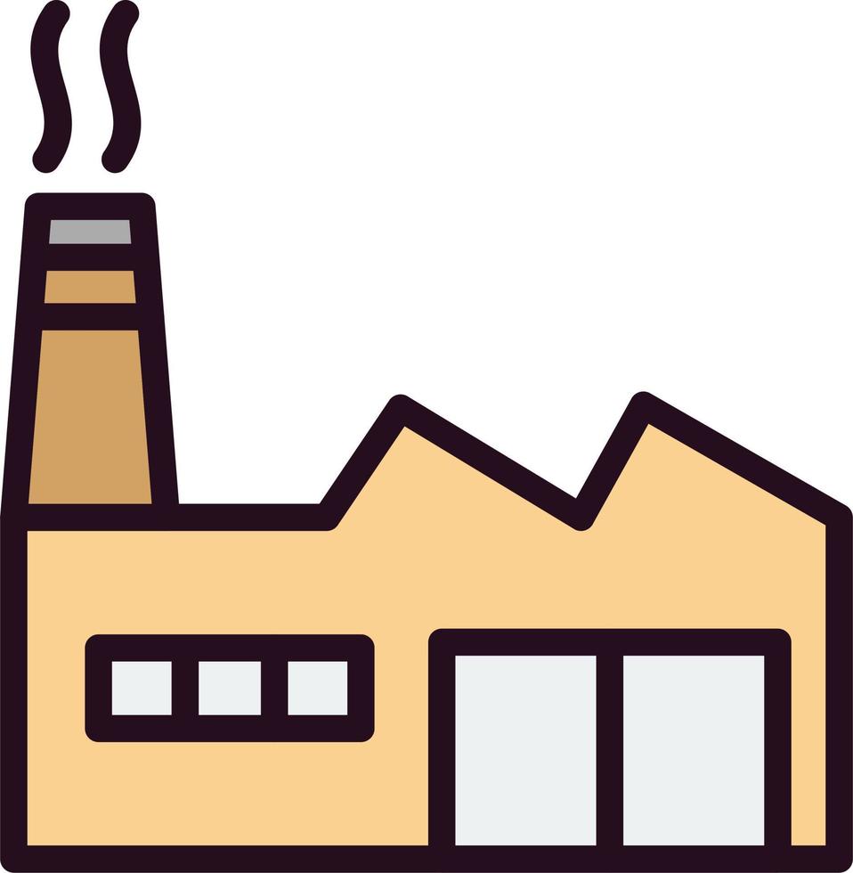 Factory Vector Icon