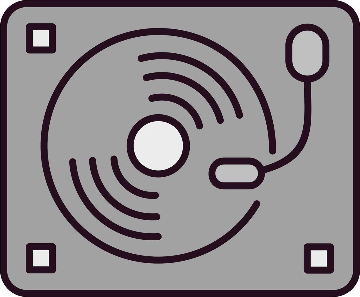 Turntable Vector Icon