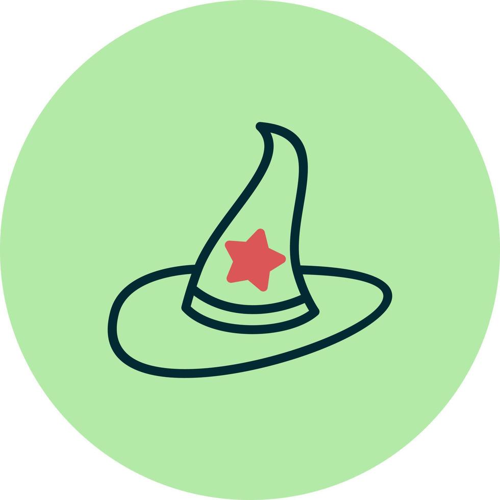 icono de vector de sombrero mágico