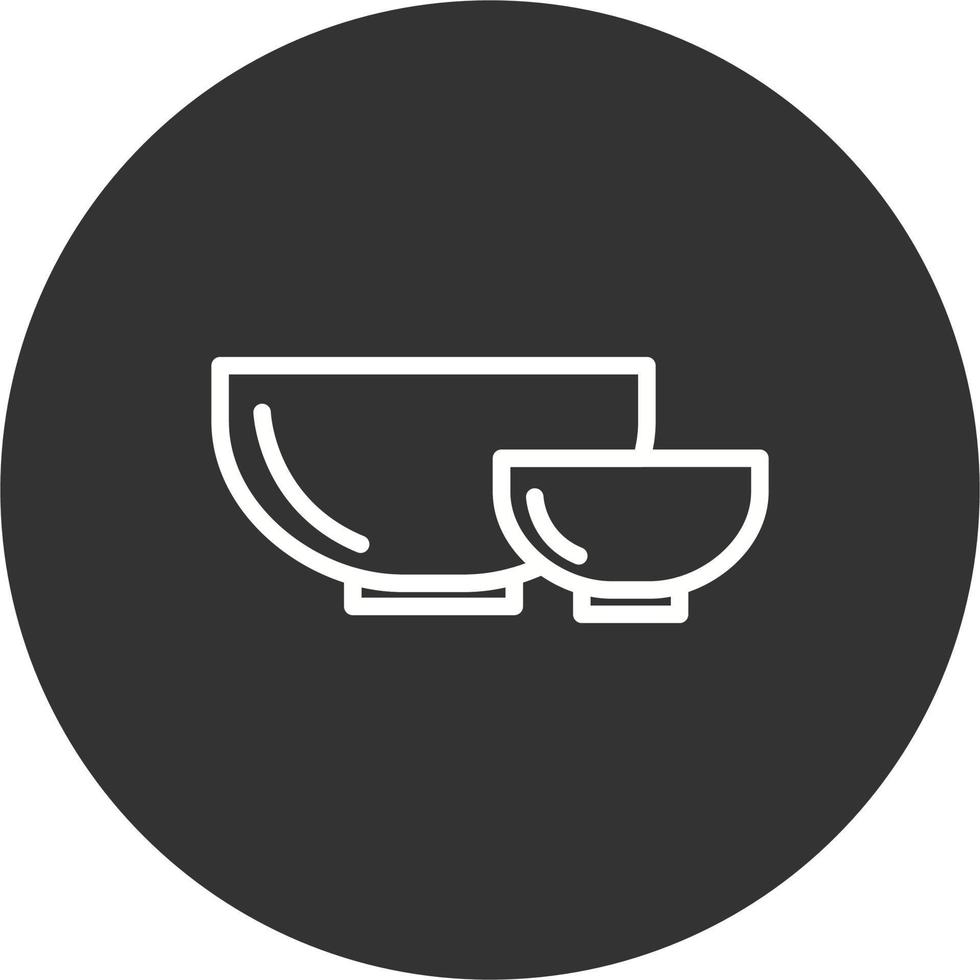 Bowls Vector Icon