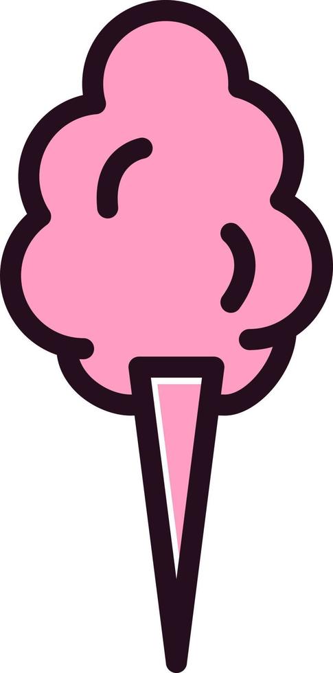 Cotton Candy Vector Icon
