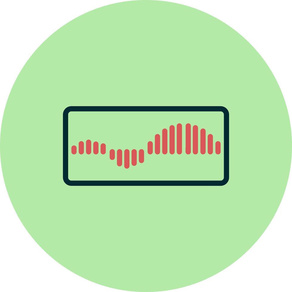 icono de vector de ondas de sonido