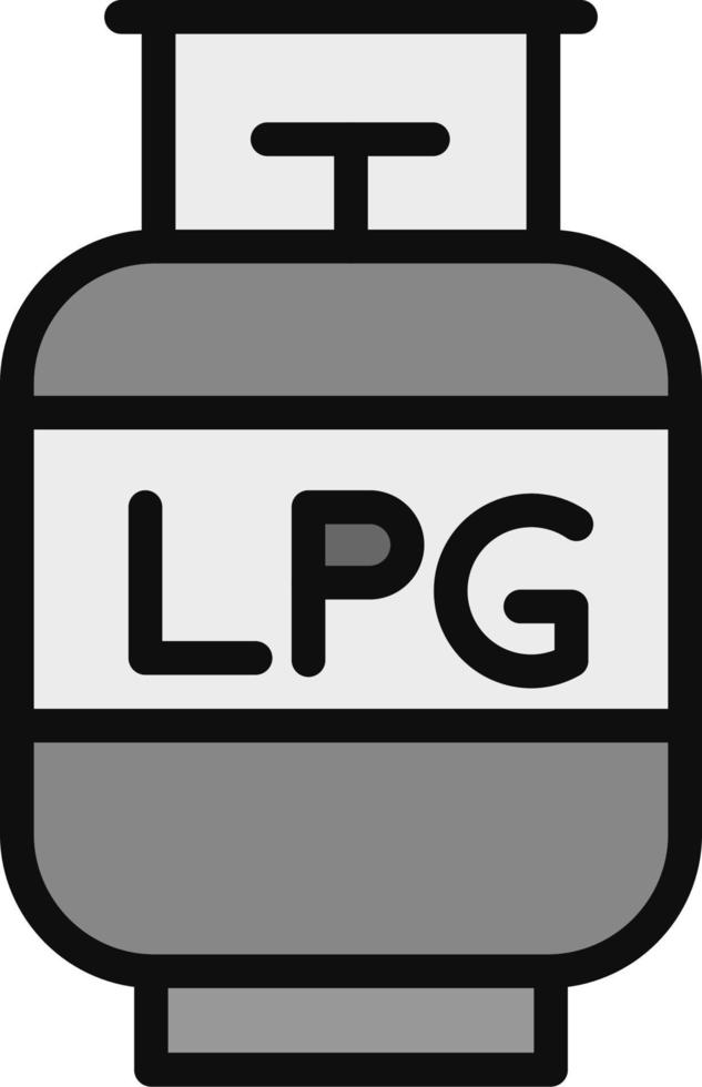 Gas Cylinder Vector Icon