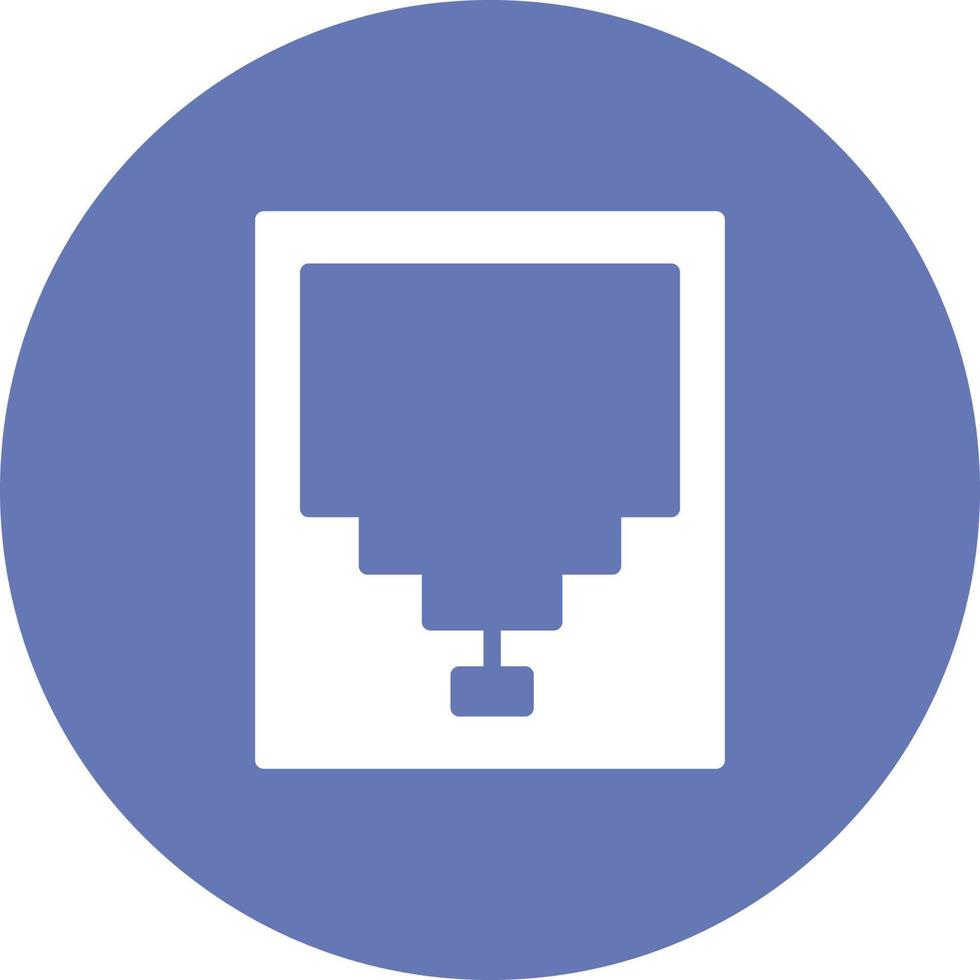 icono de vector rj45