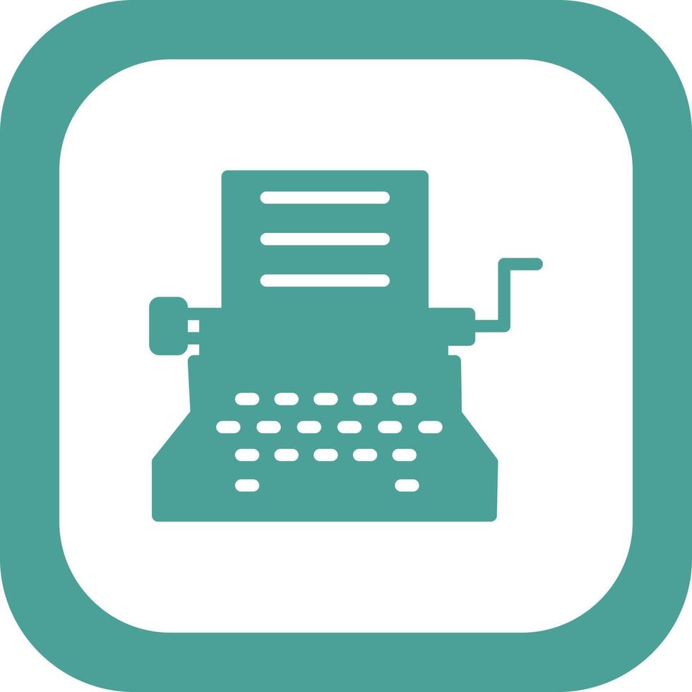 Typewriter Vector Icon