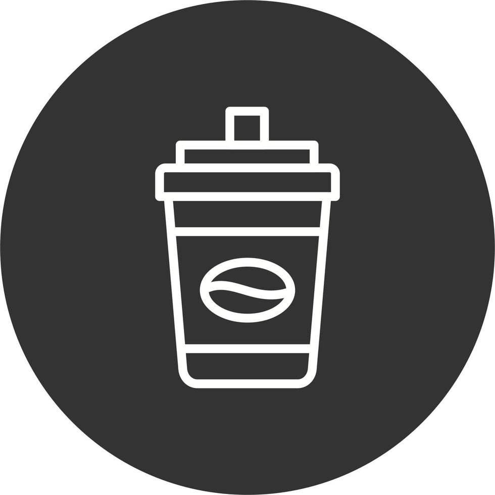Disposable coffee cup Vector Icon