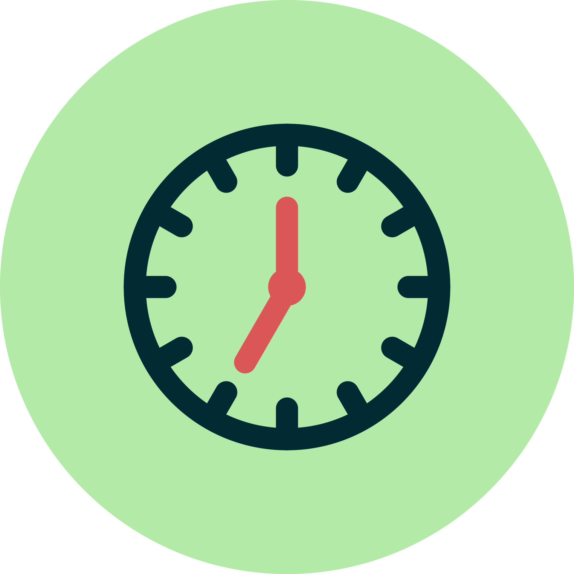 Wall Clock Vector Icon 19618834 Vector Art at Vecteezy